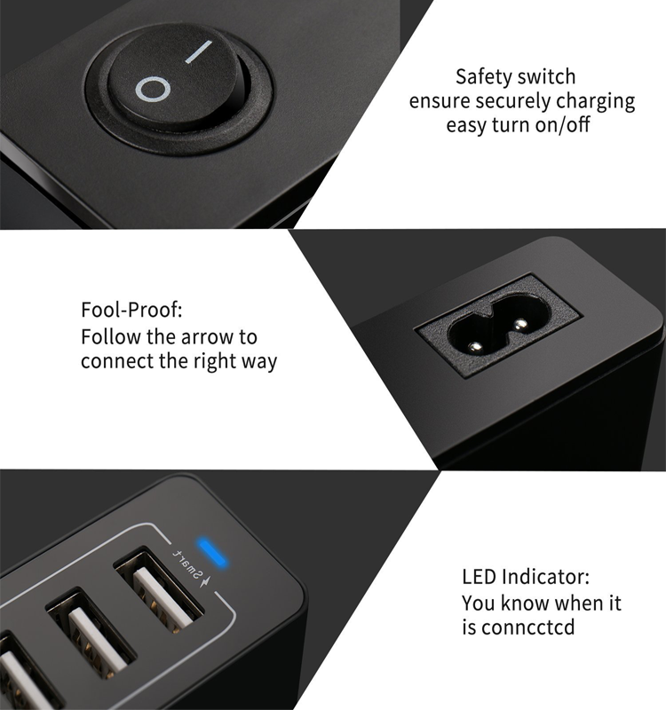 Multiport Desktop Charger, different combination of USB A and USB C PD - Image 9
