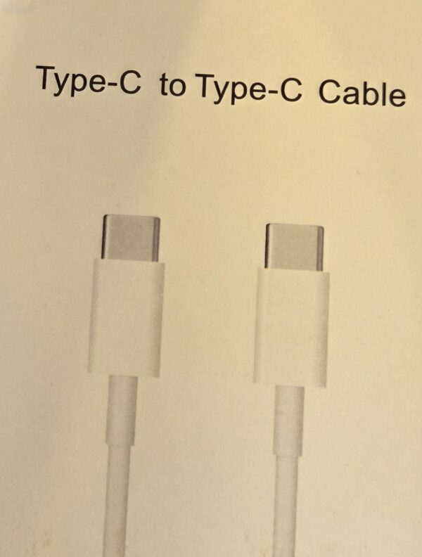 USB-C to USB-C Charging cables 1.2 m