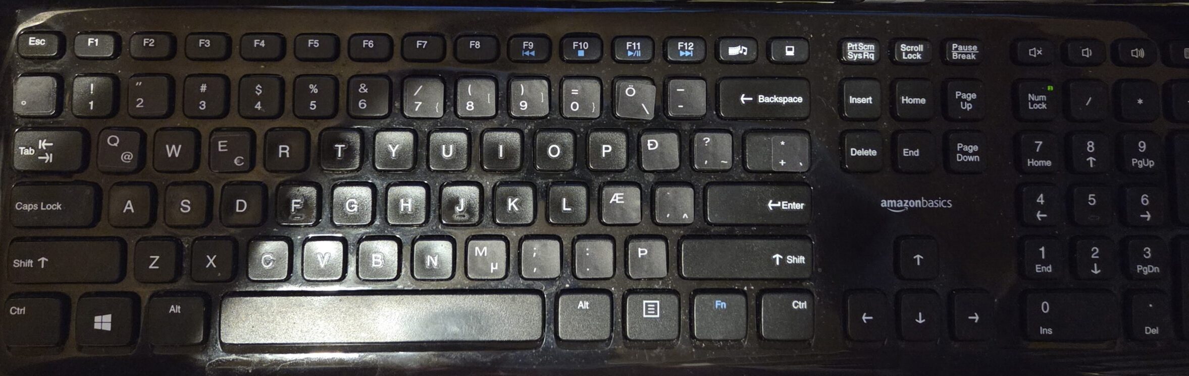 Icelandic Keyboard layout stickers - Image 4