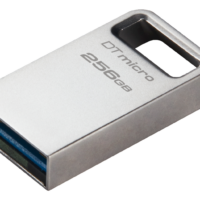 Kingston DataTraveler Micro 256GB USB 3.2 Flash Drive Silver