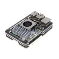 Transparent Acrylic Case for Raspberry Pi 5 — Clear Snap-Fit