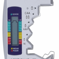 AAA/AA/9V/D battery tester Battery level tester
