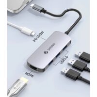 SYONG 5-in-1 USB-C Docking Station Hub with 4K HDMI 100W PD