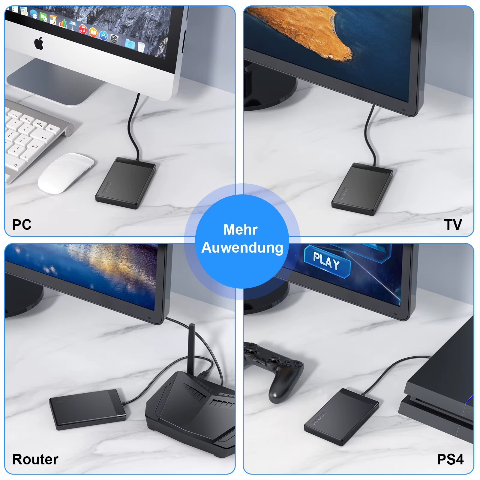 USB 3.0 External Enclosure for 2.5-Inch SATA HDD and SSD - Image 4