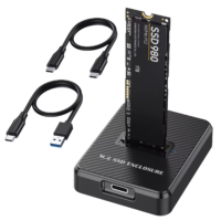 M.2 NVMe NGFF Dual Protocol USB 3.2 Type-C SSD Docking Station