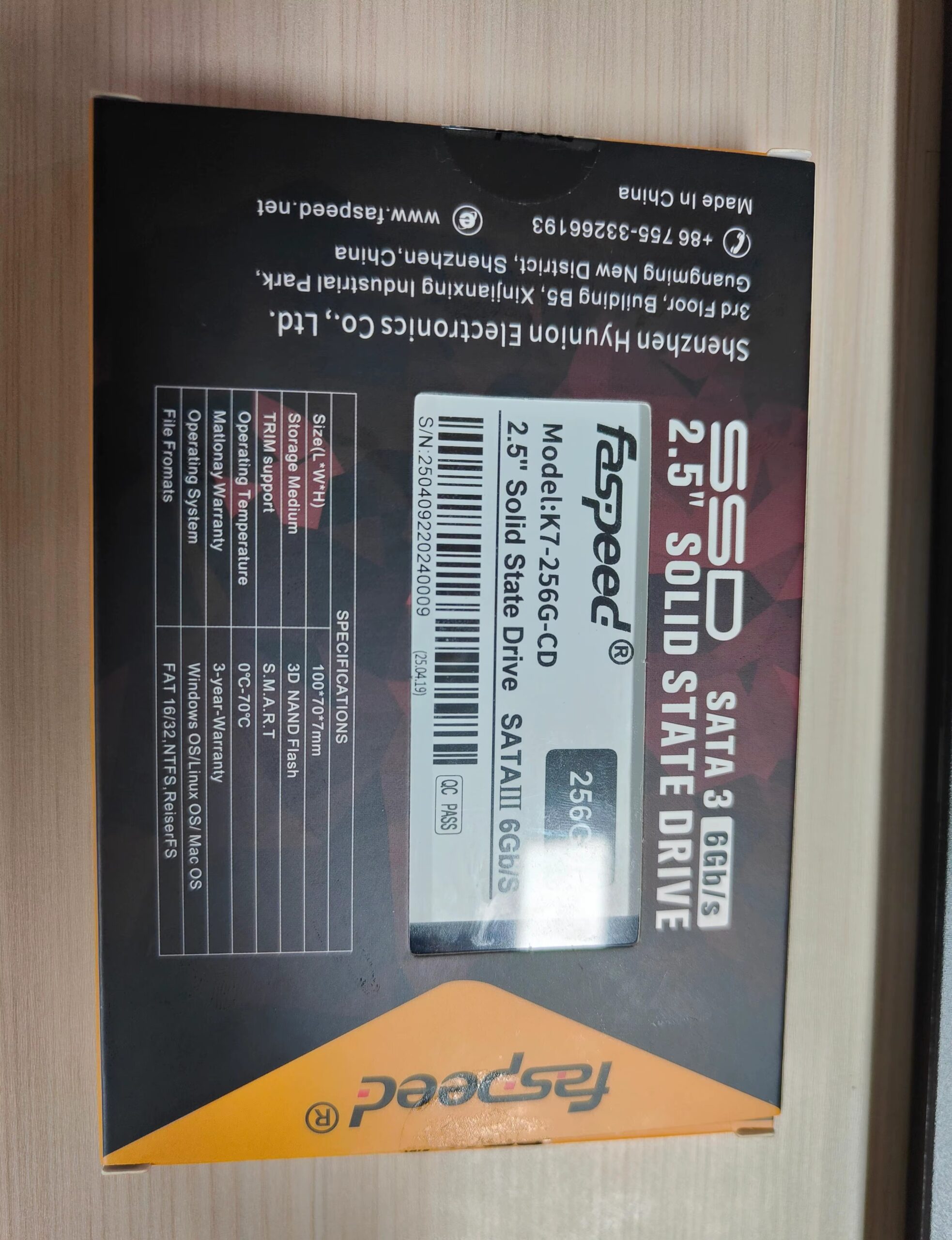 FastSpeed SATA3 2.5-Inch Internal SSD for Laptop & Desktop - Image 3