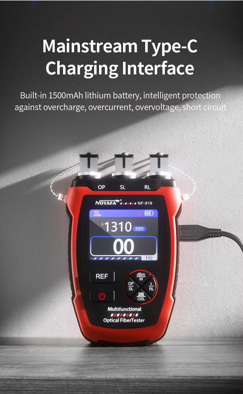 NOYAFA NF-919 Optical Multimeter (Power Meter, Light Source & VFL) - Image 11