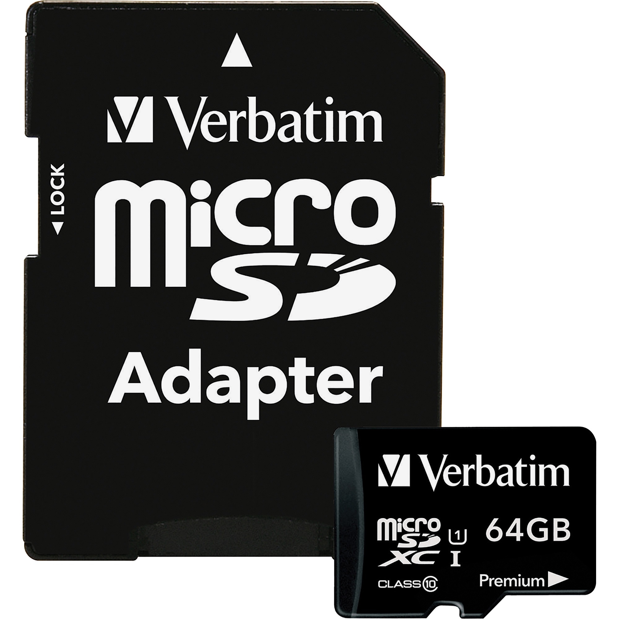 Verbatim 64GB Micro SDXC Class 10 Memory Card with SD Adapter - Image 3