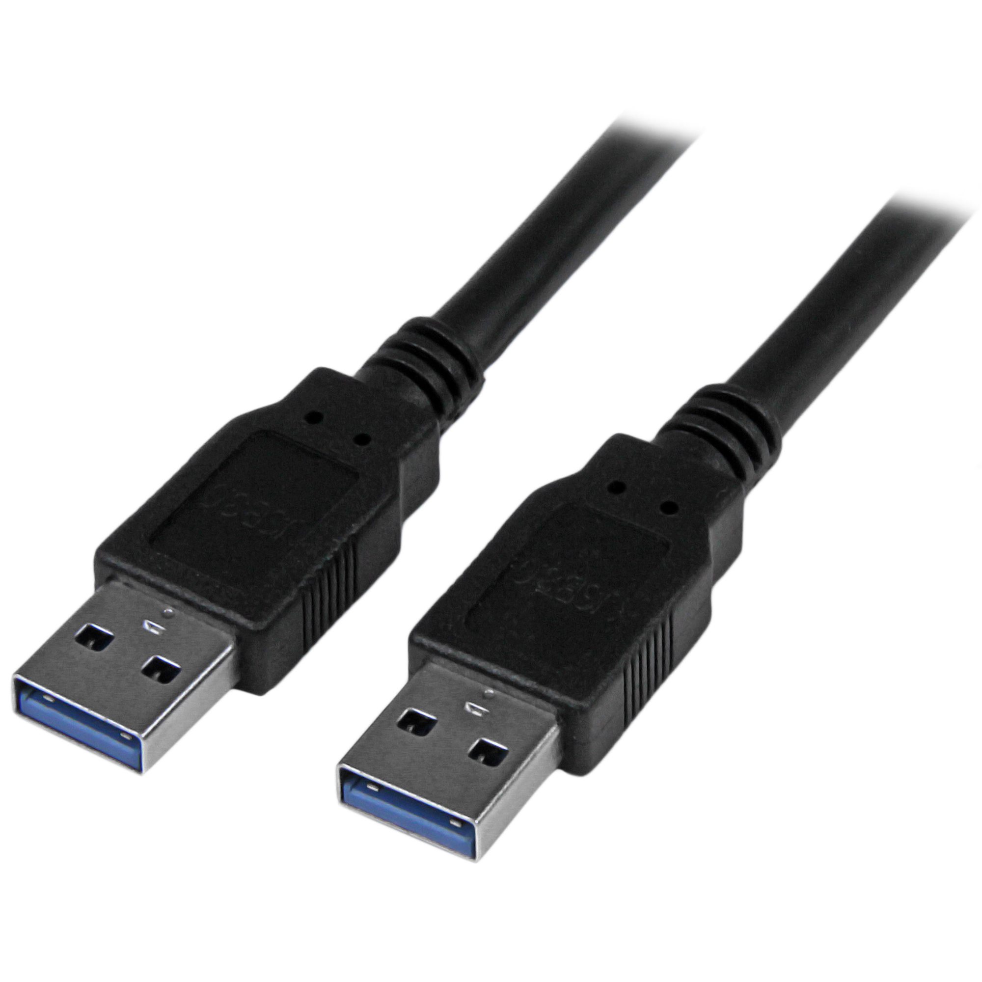USB 3.0 Type-A Male to Male Cable — SuperSpeed 5Gbps